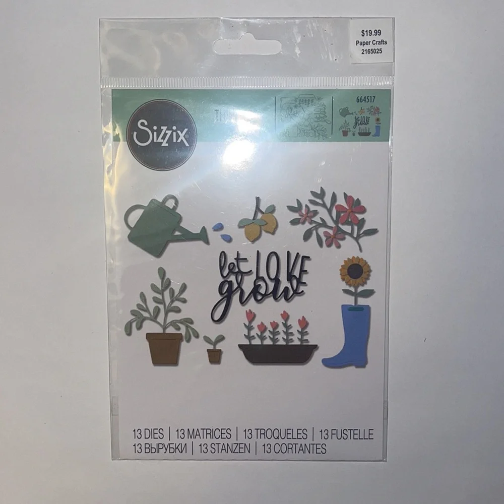 Sizzix Let Love Grow thinlits - Picture 3 of 3